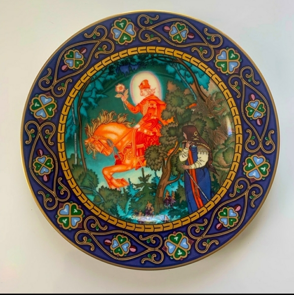 Villeroy & Boch Other - LTD. Edition Villeroy & Boch Wall Plate from Russian Fairytales, The Red Knight